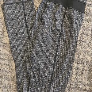 lululemon athletica Black and Gray Leggings